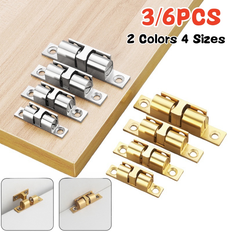 Furniture Hardware Lock - 3/6 قطعة خزانة باب الكرة الصيد