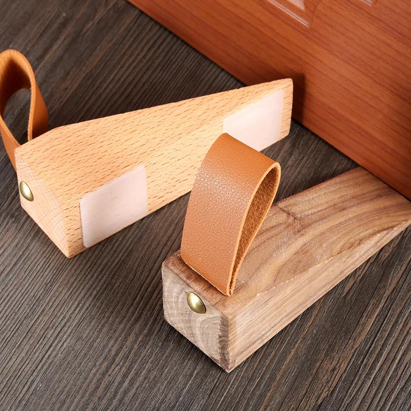 Door Stopper Heavy - مانع باب خشبي صلب متين ومضاد