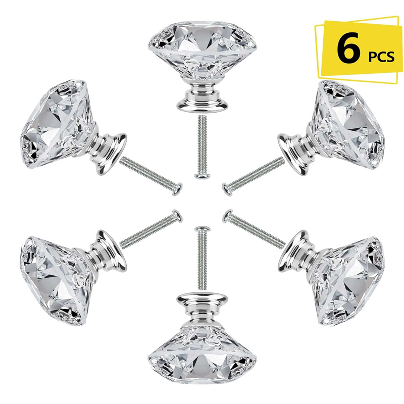 Furniture Hardware Feet - 6 قطع مقابض خزائن مع براغي،
