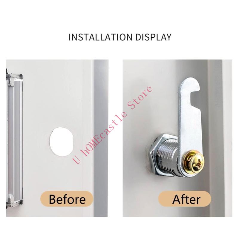 63HF 2set درج كاميرات قفل قفل  - مراجعة Furniture Hardware Lock وسعره