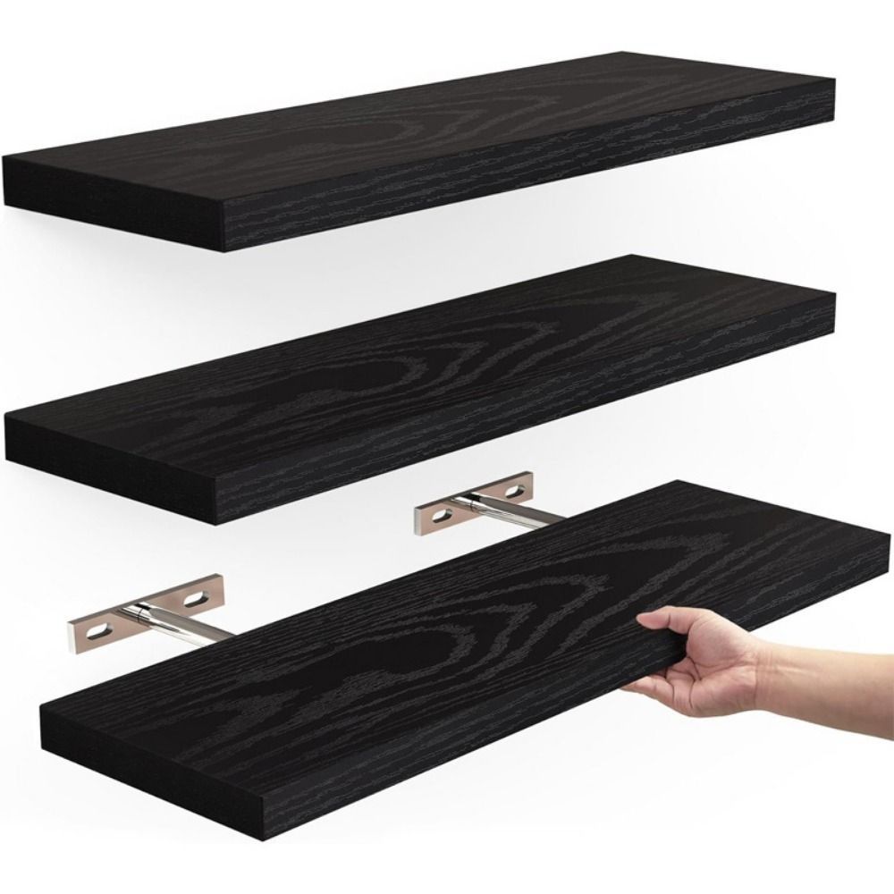 رف تخزين خشبي مثبت على الحائط  - مراجعة Shelf Bracket Pair وسعره
