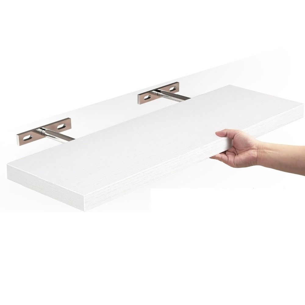 رف تخزين خشبي مثبت على الحائط  - مراجعة Shelf Bracket Pair وسعره