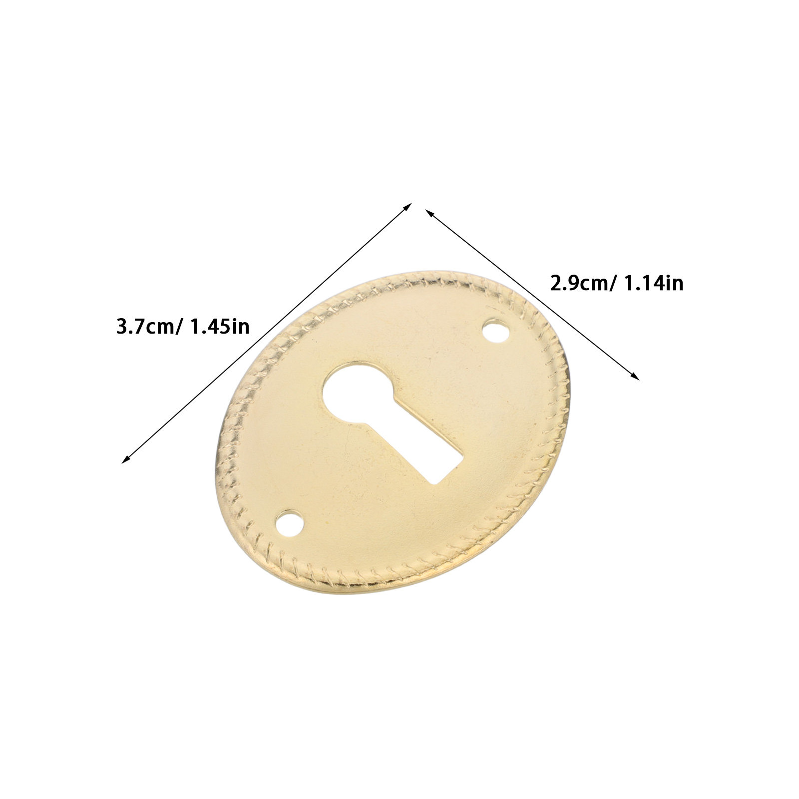 20 قطعة غطاء معدني بيضاوي الشك - مراجعة Furniture Hardware Parts وسعره