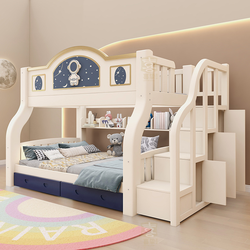 سرير خشبي صلب من طبقتين، سرير  - مراجعة Furniture Hardware Lowes وسعره