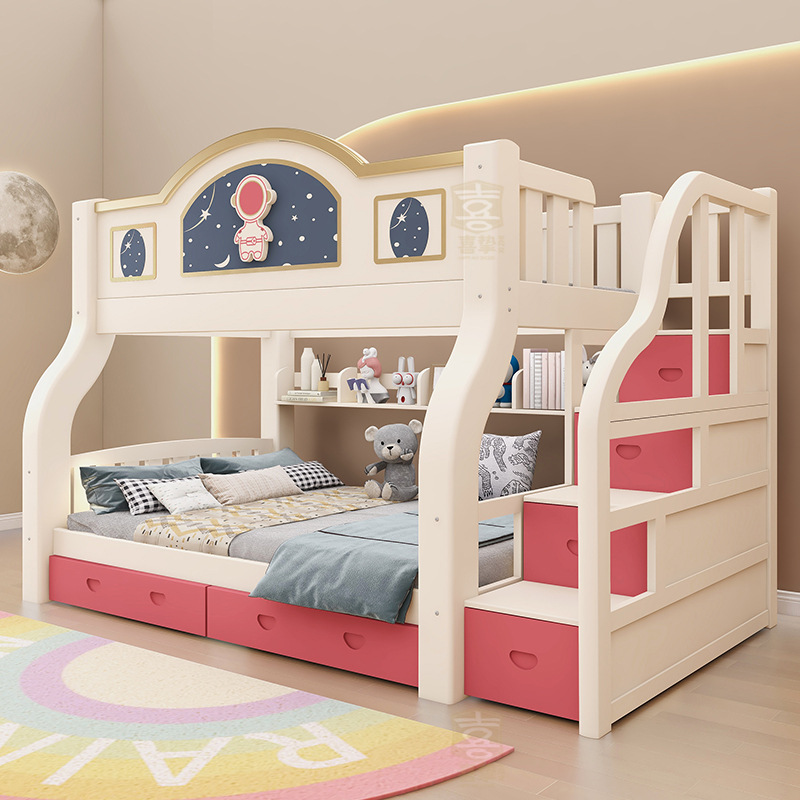 سرير خشبي صلب من طبقتين، سرير  - مراجعة Furniture Hardware Lowes وسعره