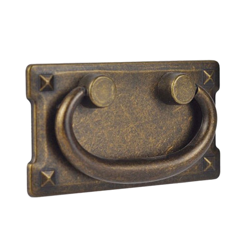 4 قطعة خمر العتيقة برونزية درج - مراجعة Furniture Hardware Parts وسعره