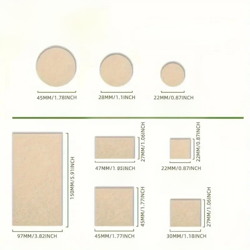 وسادات أثاث ذاتية اللصق من الف - مراجعة Furniture Hardware Feet وسعره
