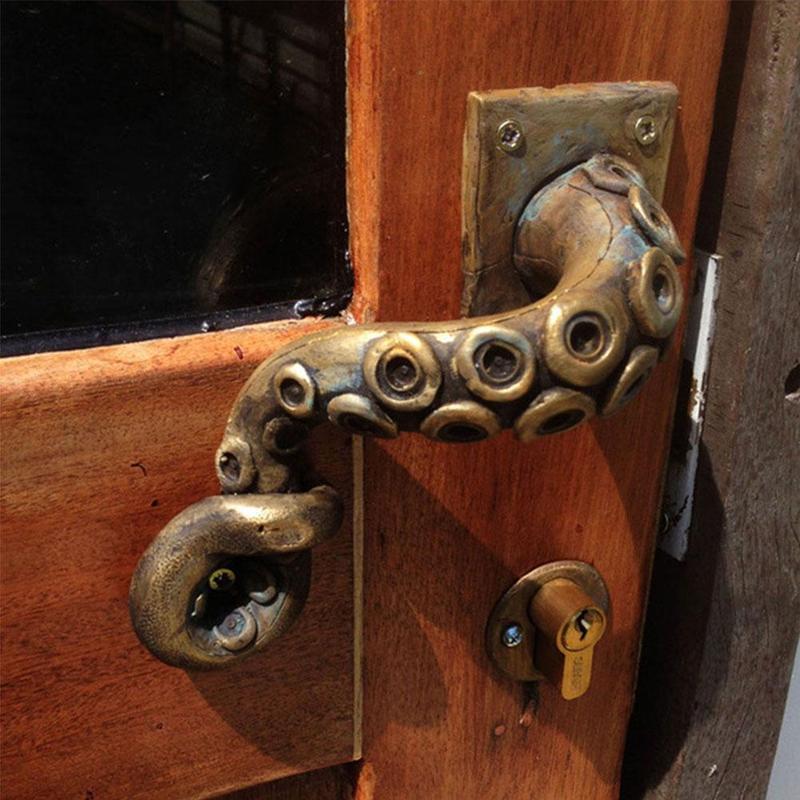 خمر الأخطبوط مقبض الباب الحيوا - مراجعة Furniture Hardware Parts وسعره