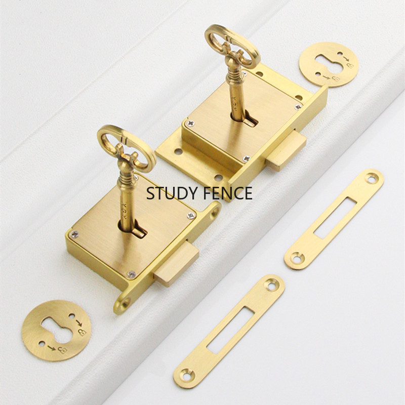 1 قطعة قفل للدرج المعدني العتي - مراجعة Furniture Hardware Lock وسعره