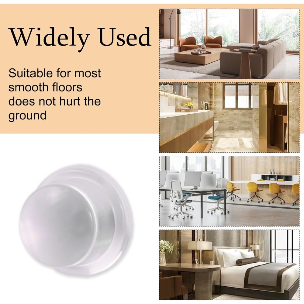 سيليكون الباب سدادة جدار حامي  - مراجعة Furniture Hardware Parts وسعره